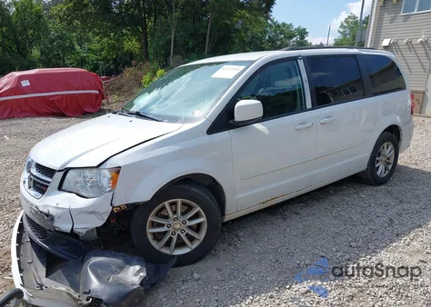 2014 Dodge Grand Caravan Sxt из США, поврежденный, VIN 2C4RDGCG8ER356643